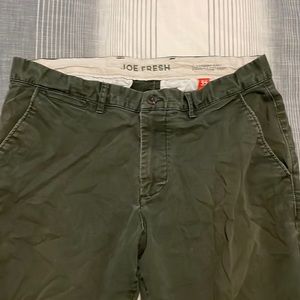 Joe Fresh Olive Khakis